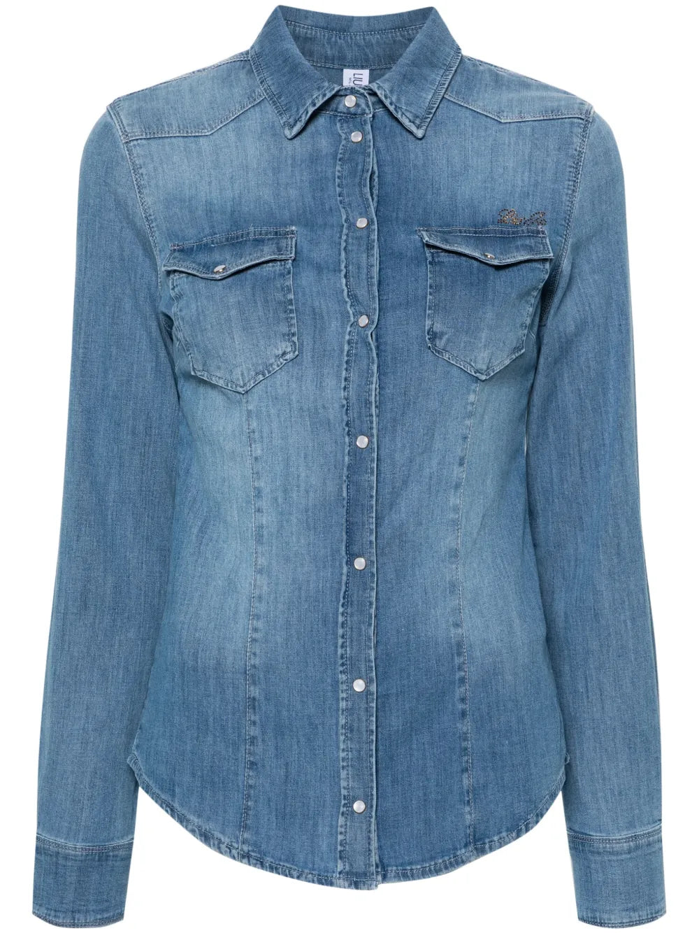 Logo-Appliqué Denim Shirt