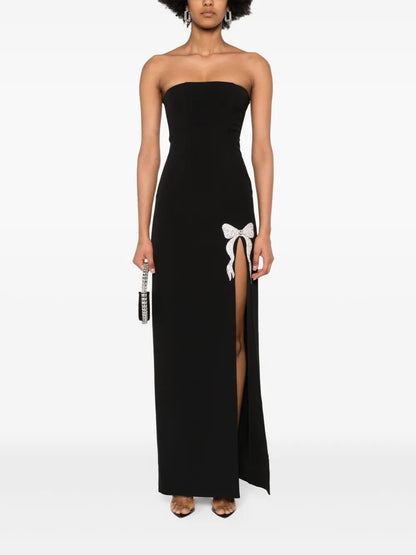 Crystal-Embellished Maxi Dress