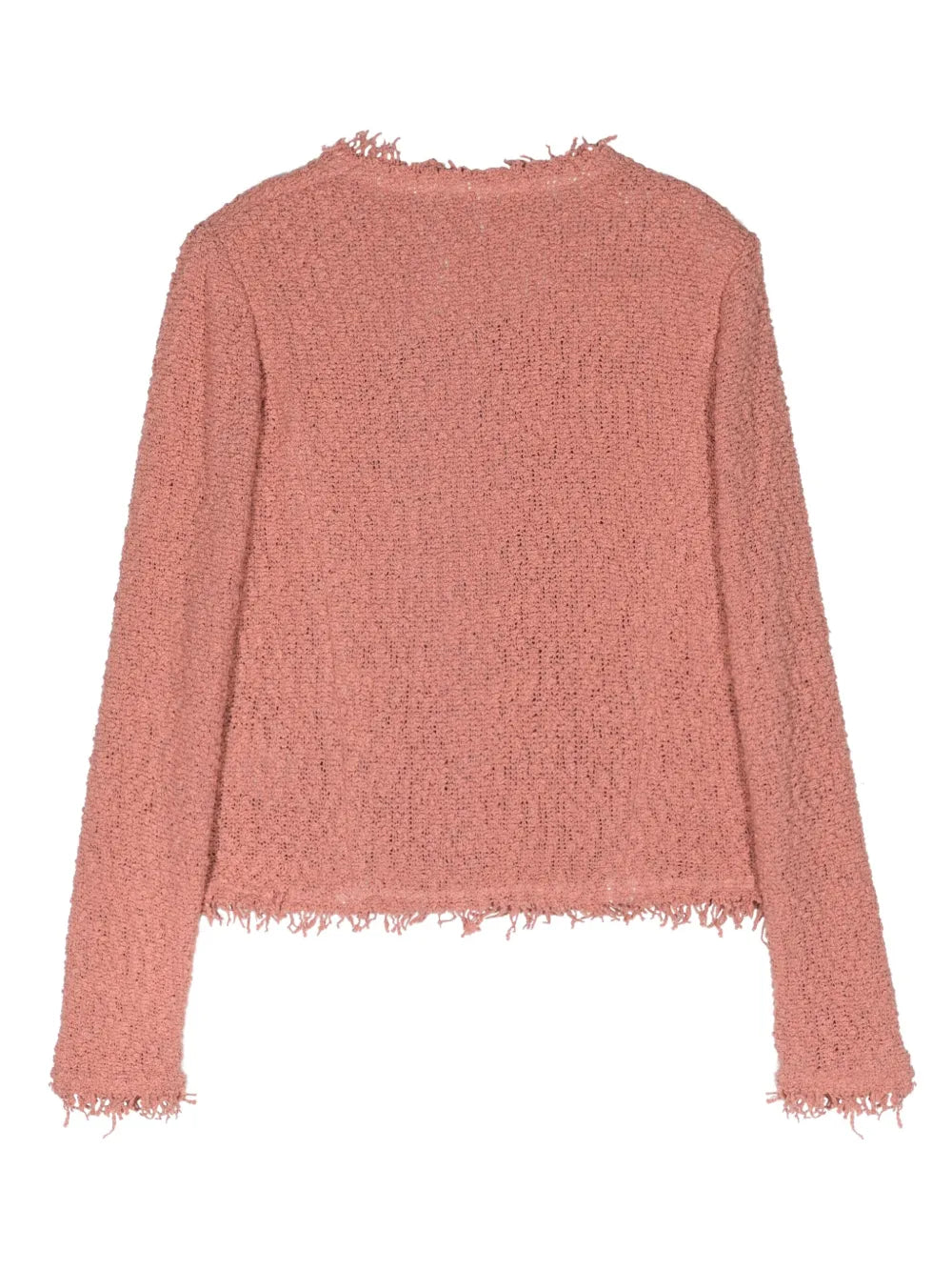 Shavani Fringed-Edge Knitted Jacket