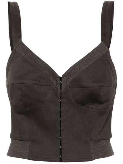 Bustier Cropped Tank Top