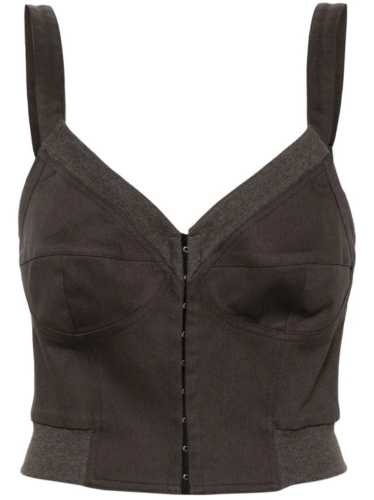Bustier Cropped Tank Top