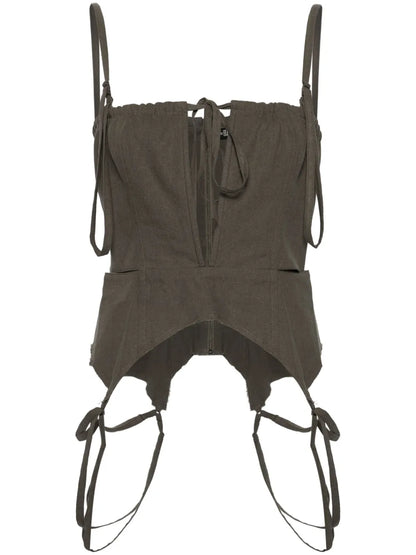 Cut-Out Corset Top