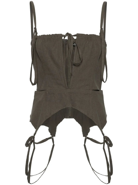 Cut-Out Corset Top