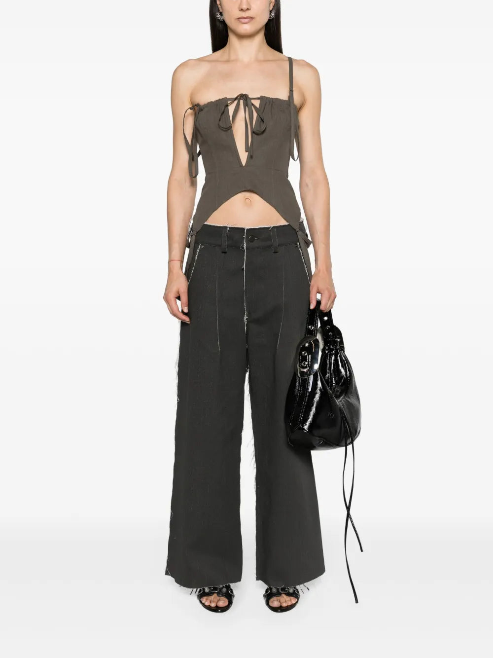 Cut-Out Corset Top