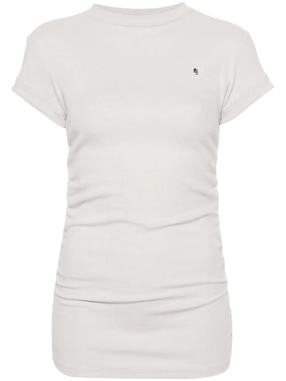 Ruched Jersey T-Shirt