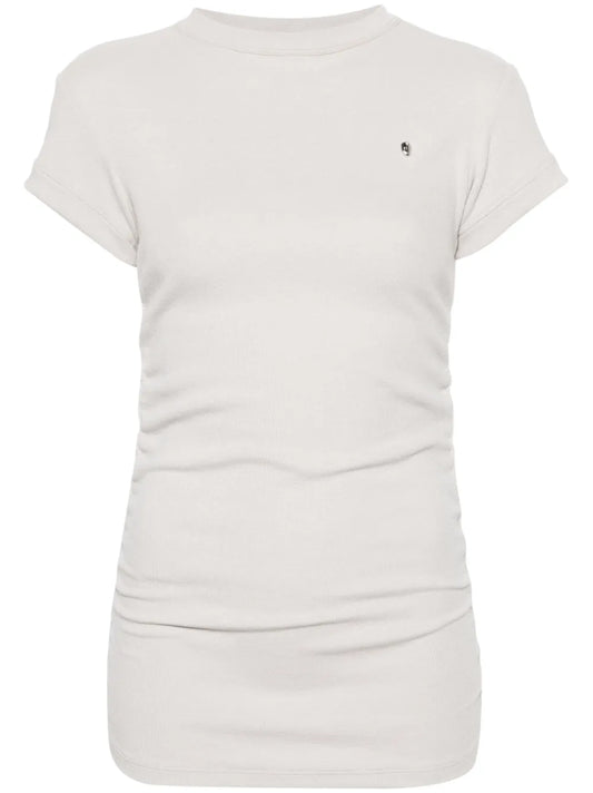 Ruched Jersey T-Shirt