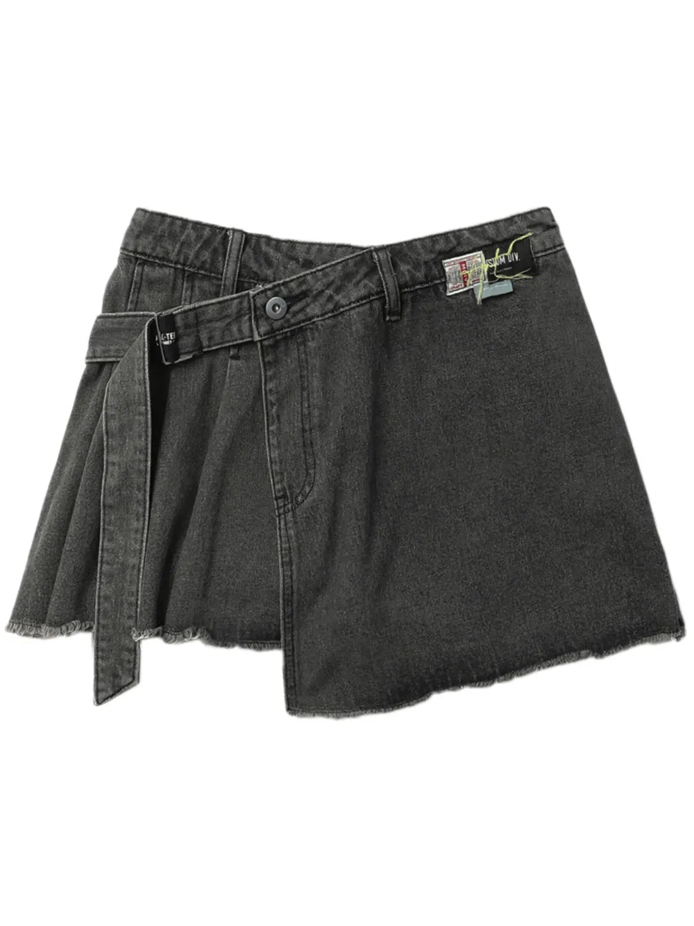 Wrap Denim Shorts