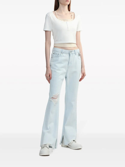 Layered Cotton T-Shirt