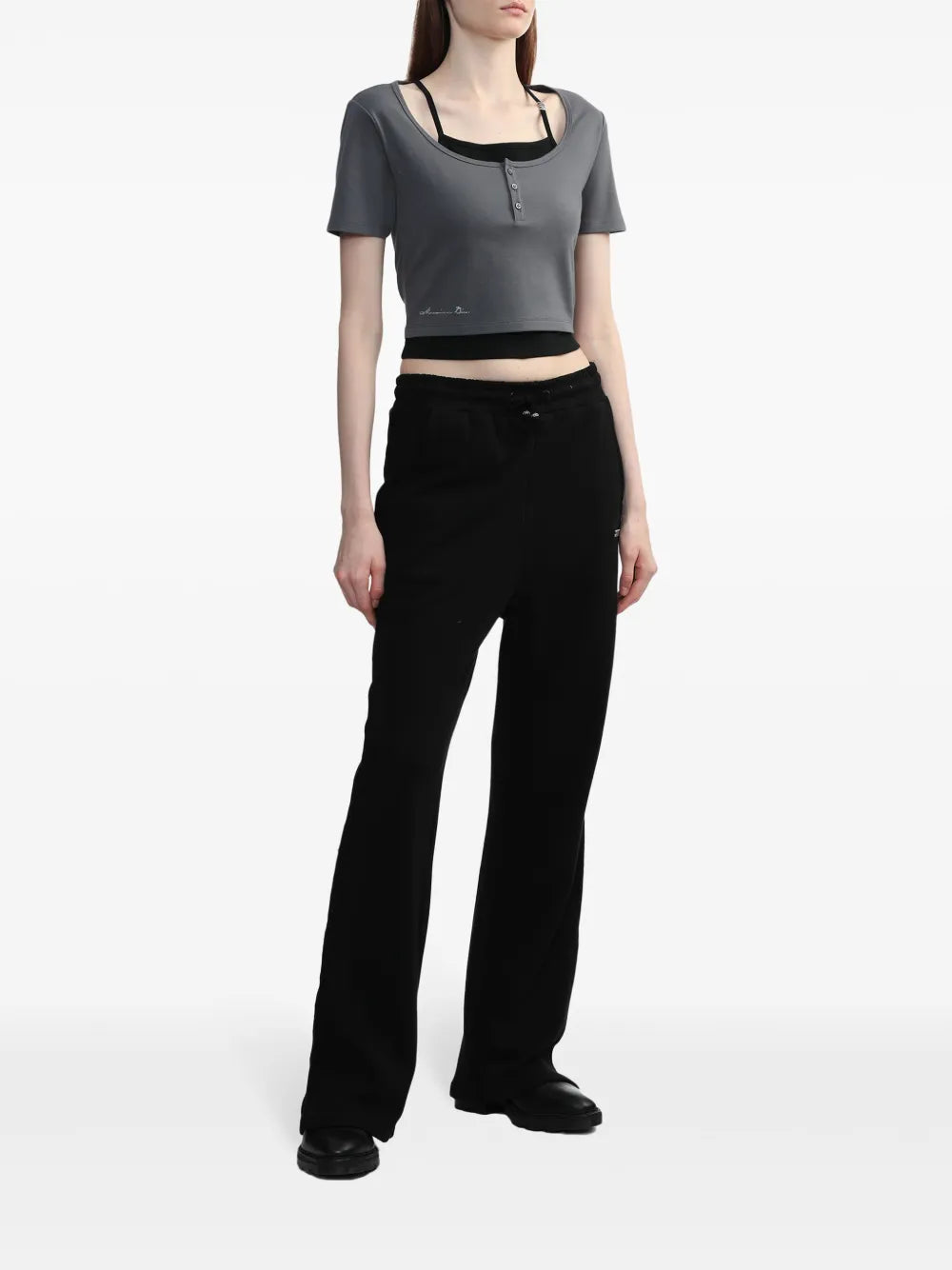 Layered Cropped T-Shirt