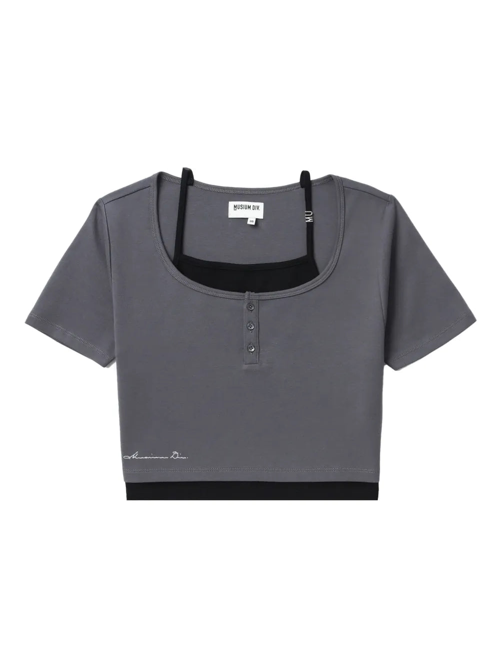 Layered Cropped T-Shirt