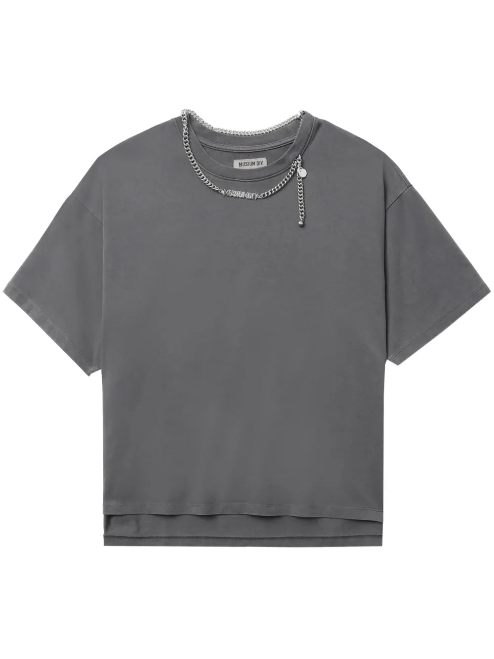 Chain-Detail Cotton T-Shirt