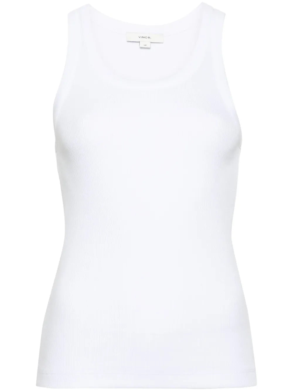 Scoop-Neck Ribbed Tank Top