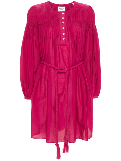 Adeliani Pintuck-Detail Dress