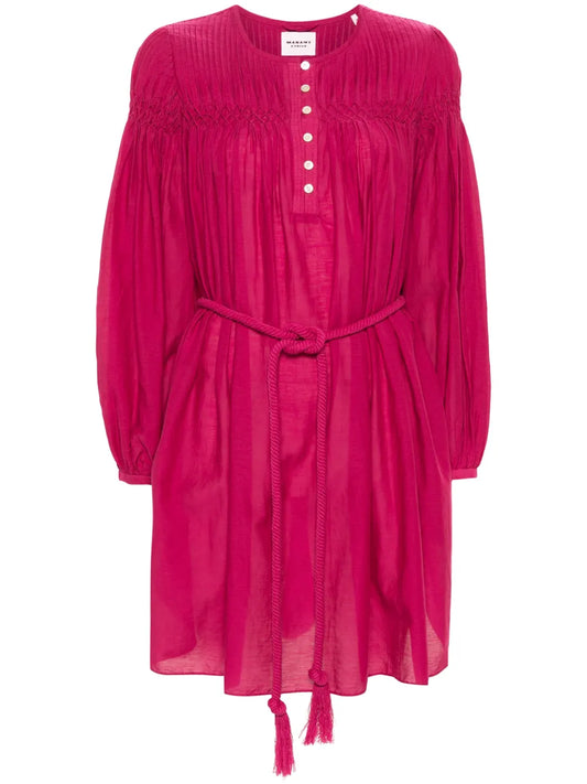 Adeliani Pintuck-Detail Dress