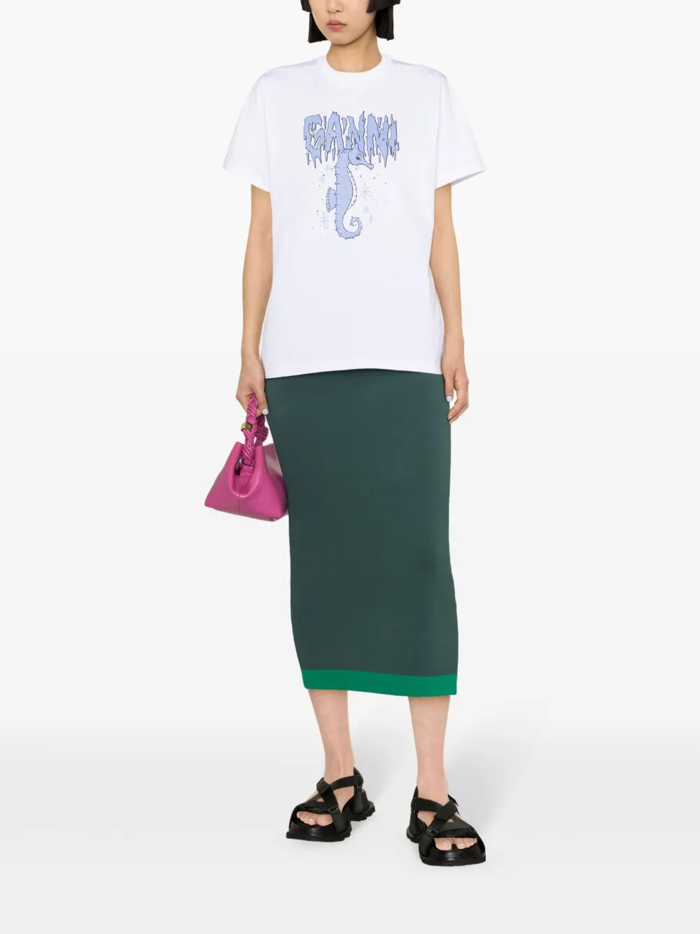 Illustration-Print Organic-Cotton T-Shirt