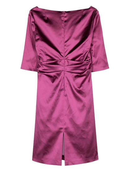 Komoe3 Satin Midi Dress