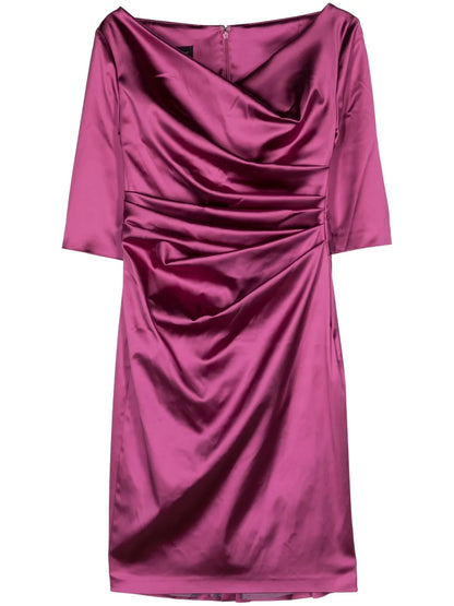 Komoe3 Satin Midi Dress