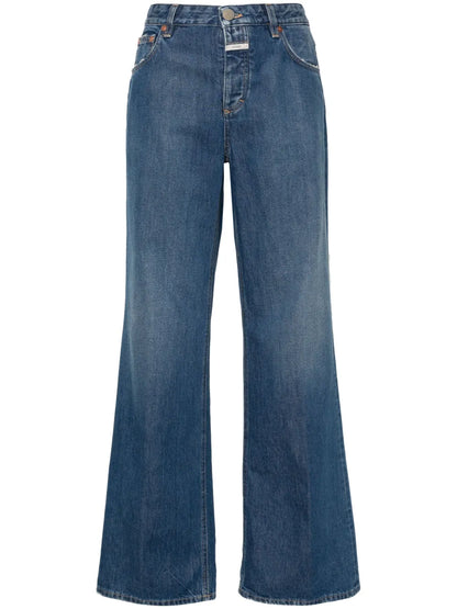 Gillan Low-Rise Flared Jeans