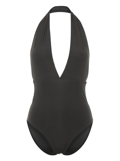 Halterneck Stretch-Jersey Swimsuit