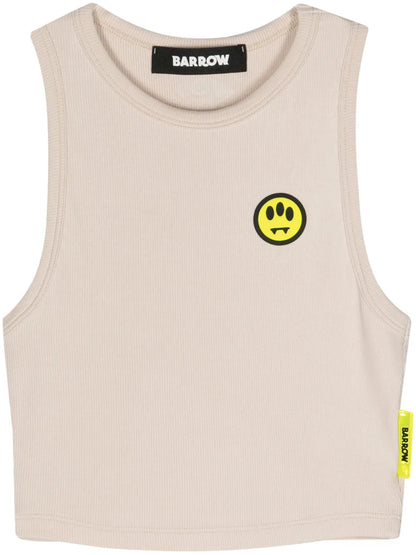 Rubberised-Logo Tank Top