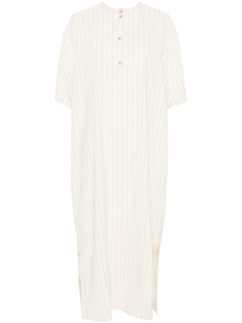 Pinstripe Midi Dress