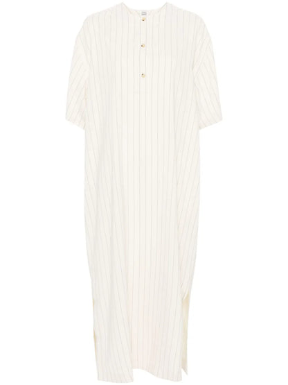 Pinstripe Midi Dress