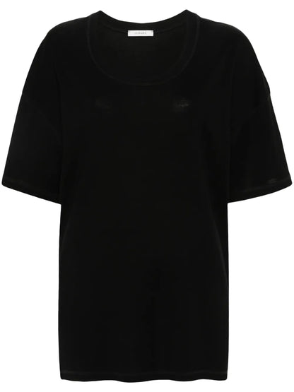 Drop-Shoulder Cotton T-Shirt