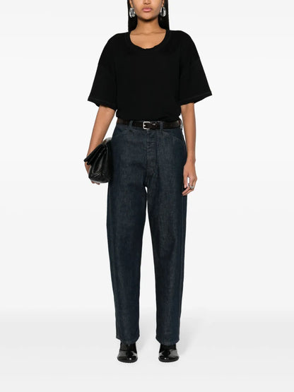Drop-Shoulder Cotton T-Shirt