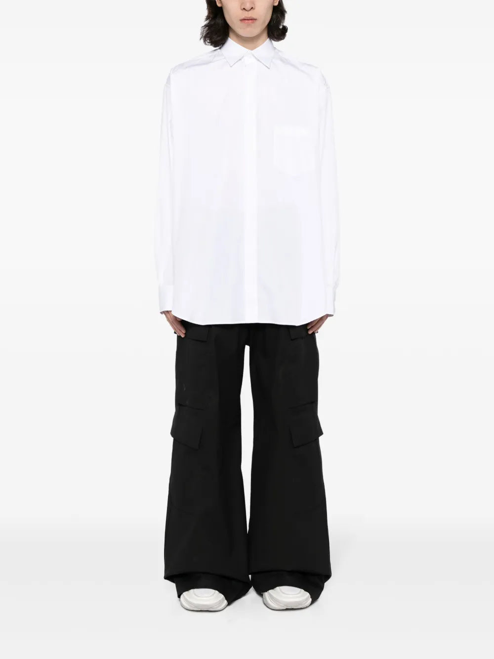 Logo-Tag Cotton Shirt
