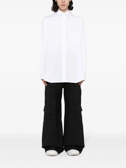 Logo-Tag Cotton Shirt