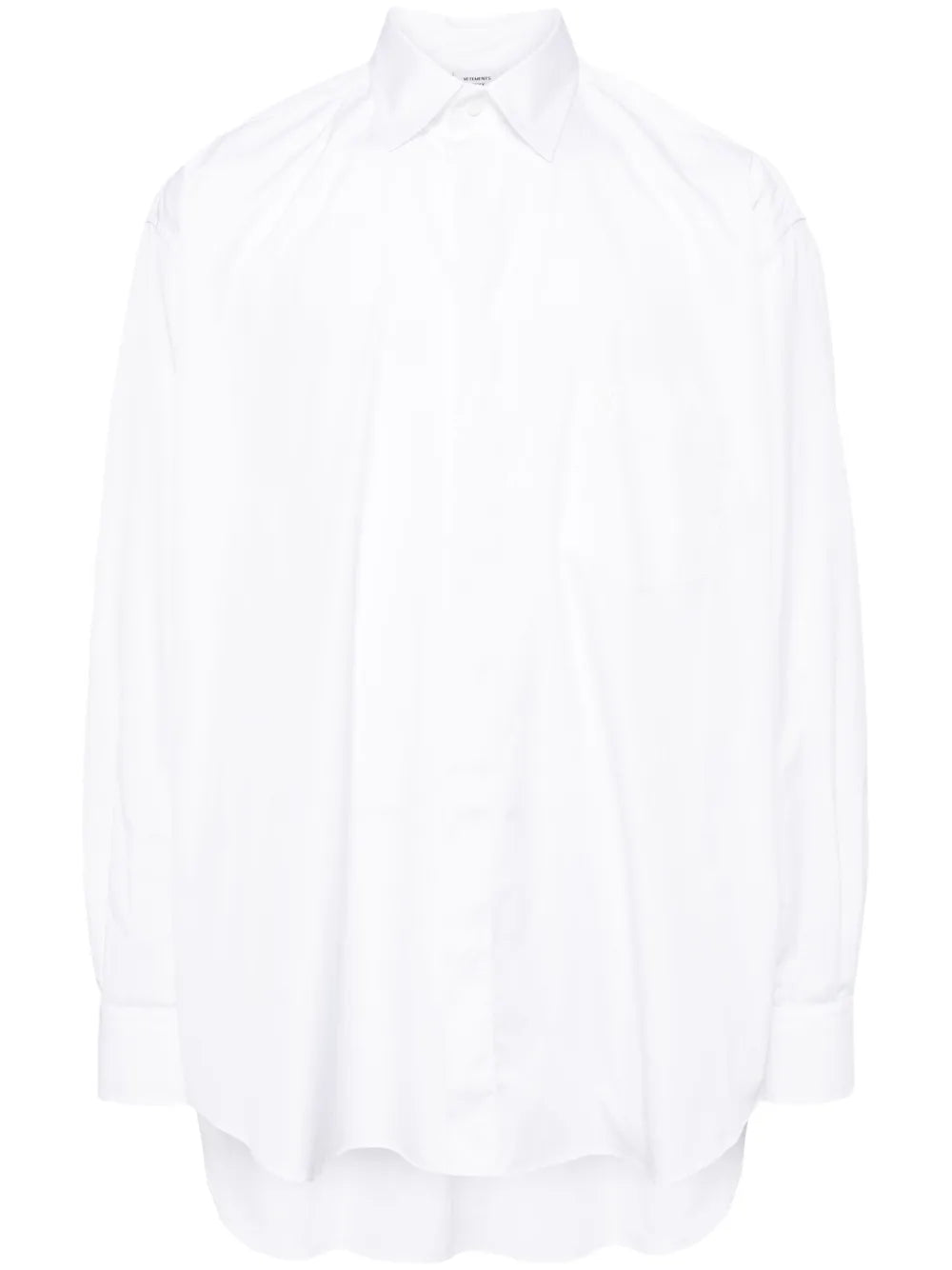 Logo-Tag Cotton Shirt