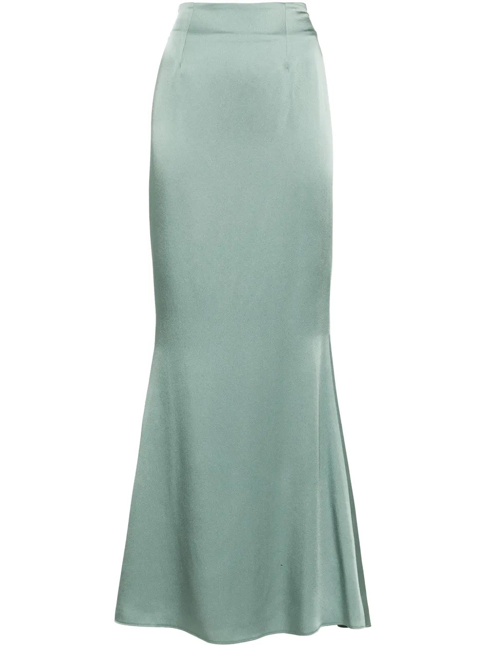 Satin Godet Maxi Skirt