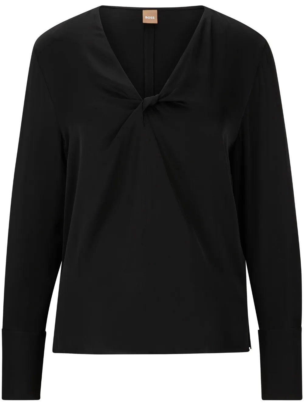 Twist-Detailing Silk Blouse