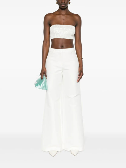 Sequined Bandeau-Style Top