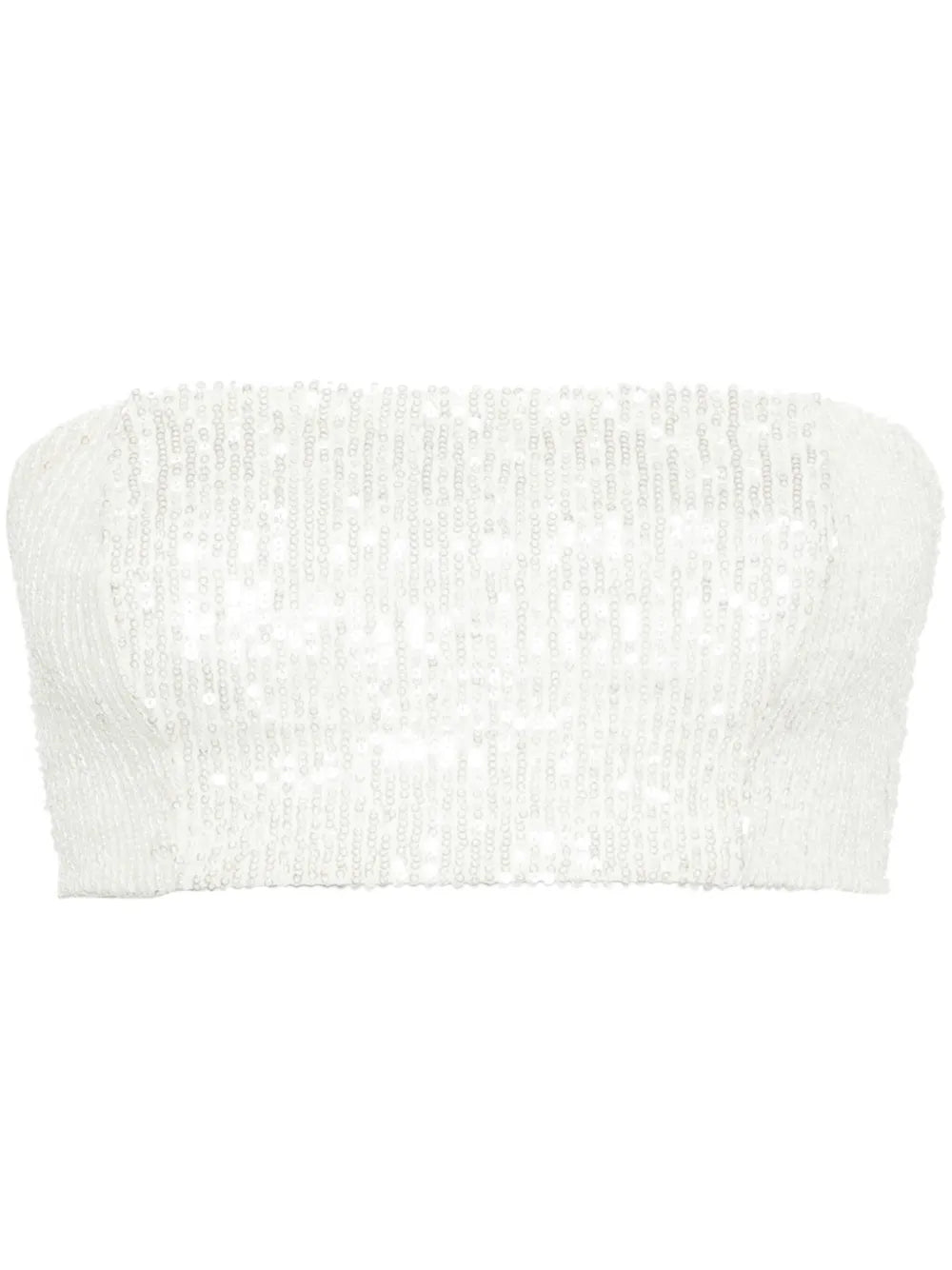Sequined Bandeau-Style Top