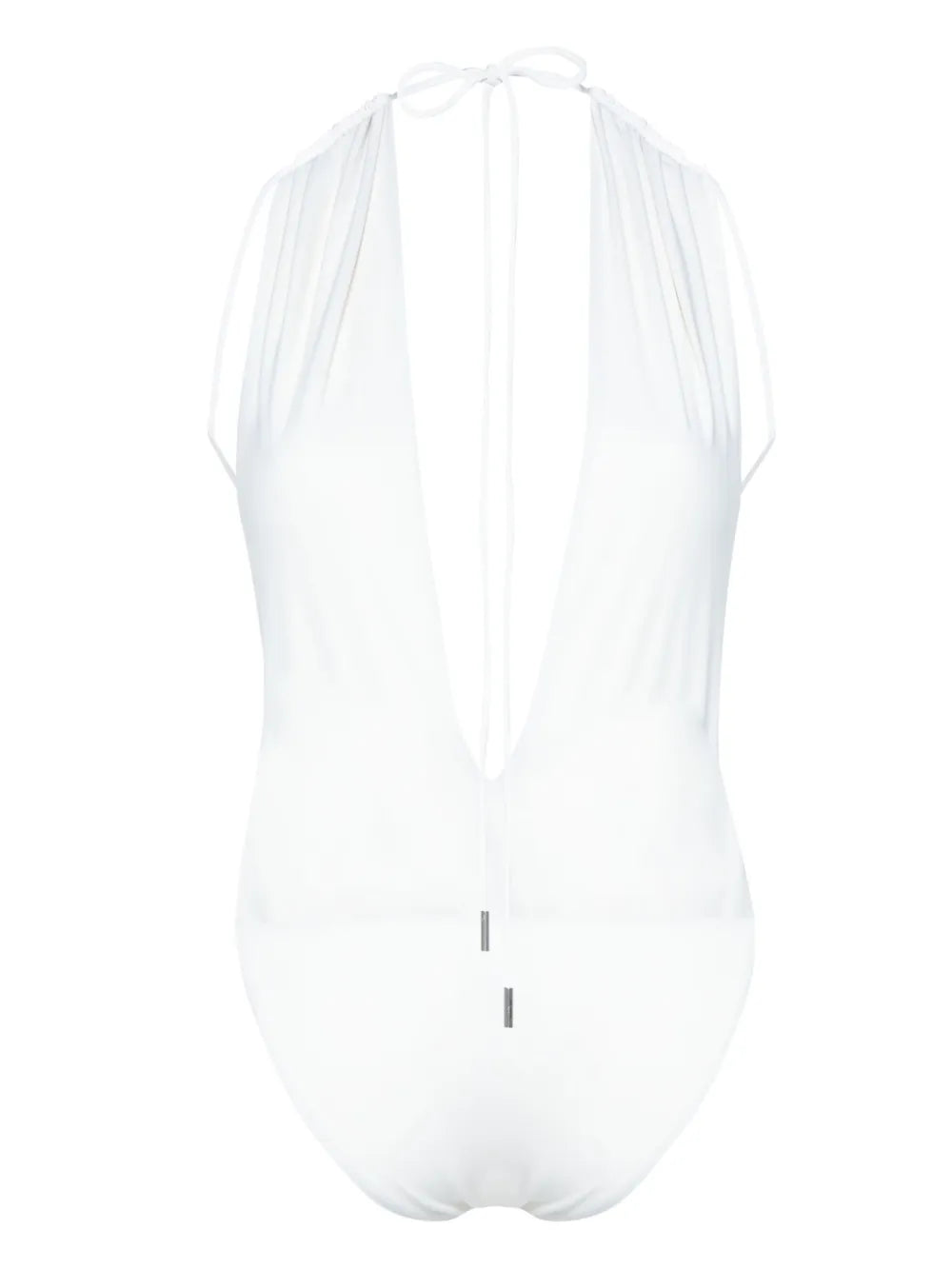 V-Neck Backless One-Piece