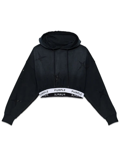 Logo-Tape Cotton Hoodie