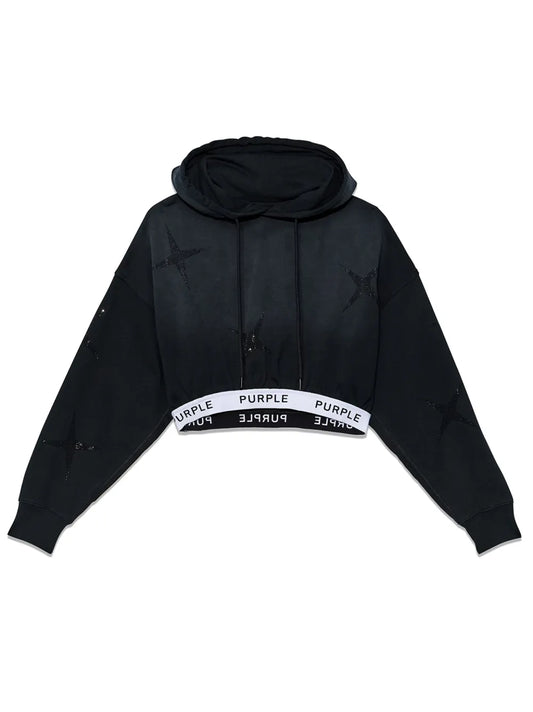 Logo-Tape Cotton Hoodie