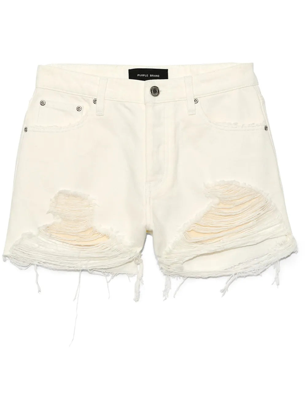 Distressed Denim Shorts
