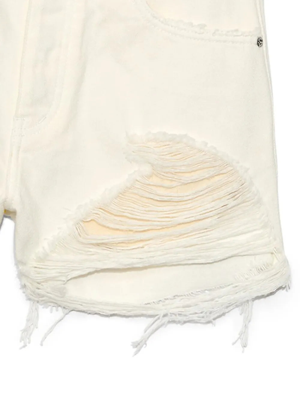 Distressed Denim Shorts