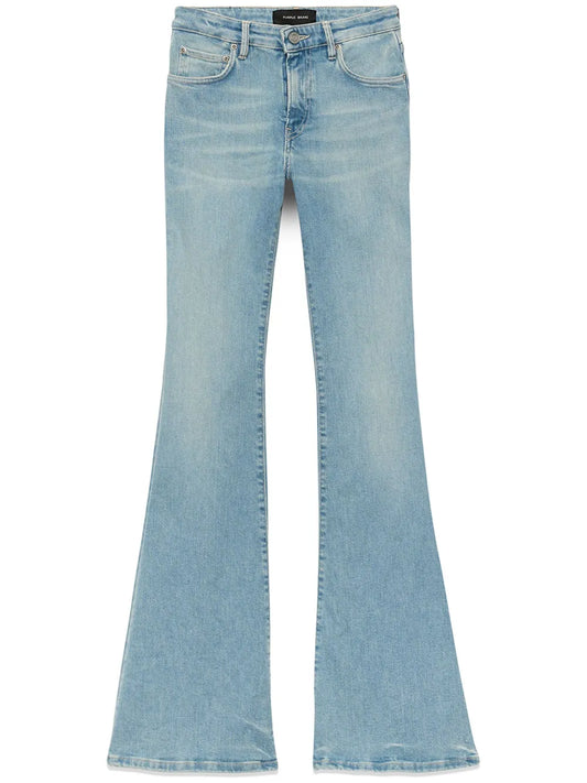 Mid-Rise Boot-Cut Jeans