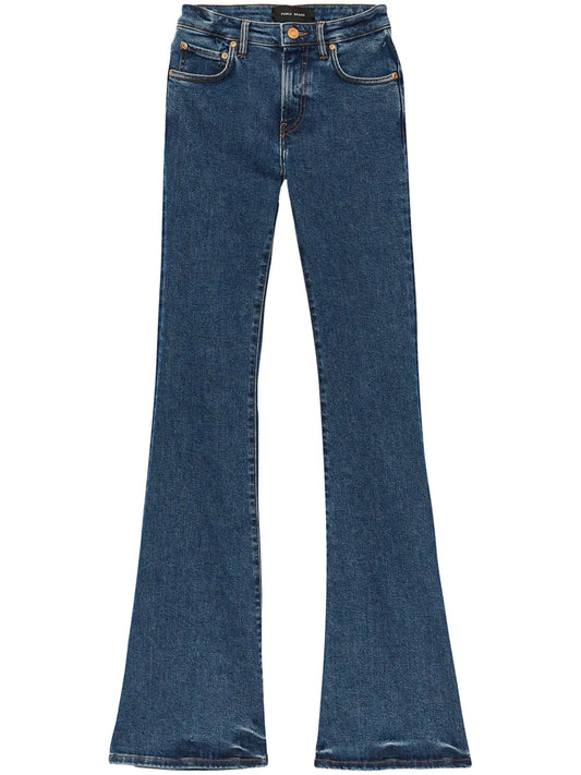 Low-Rise Bootcut Jeans
