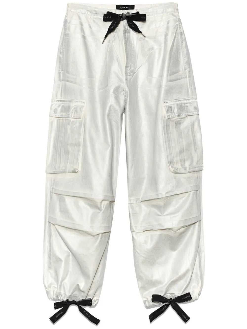 Metallic Cargo Trousers