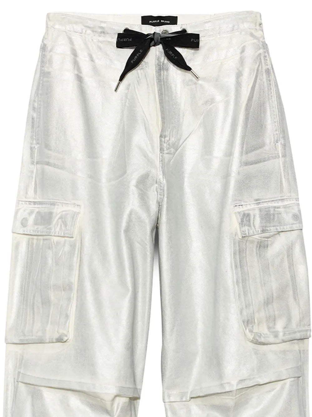 Metallic Cargo Trousers