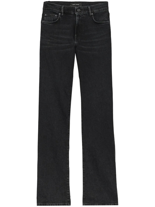 Cut-Out Flared Jeans