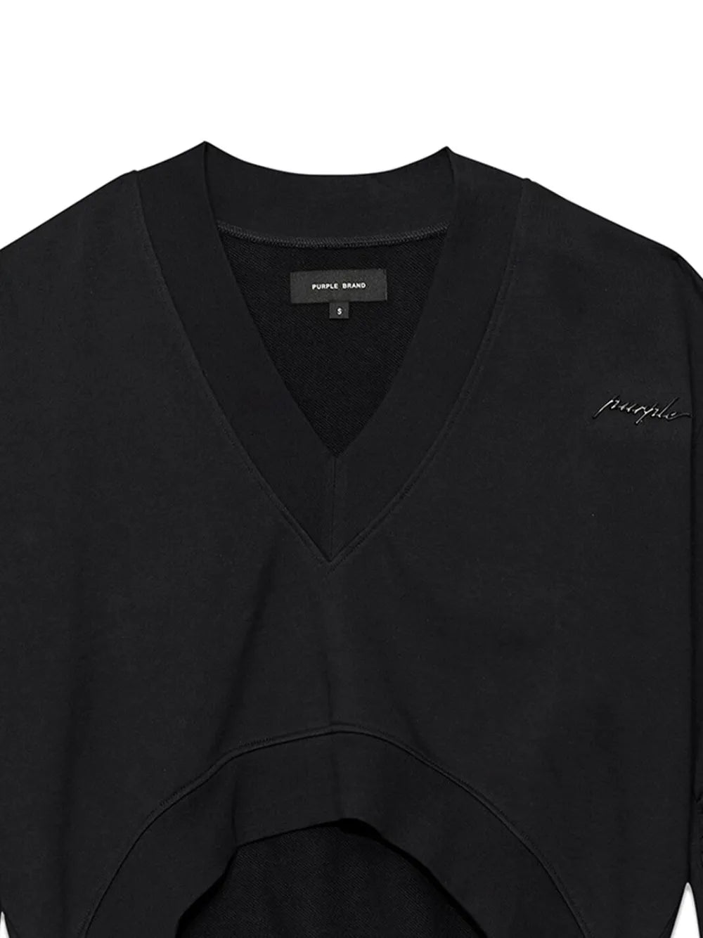 Asymmetric Cropped Sweatshirt