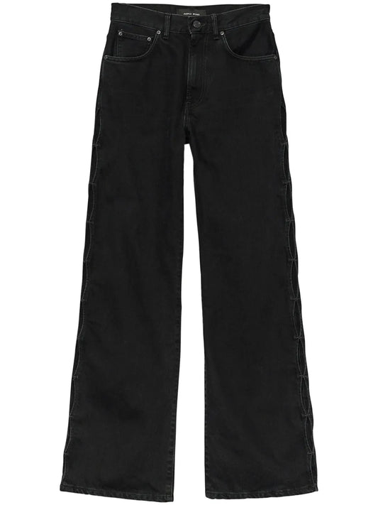 High-Waisted Wide-Leg Jeans