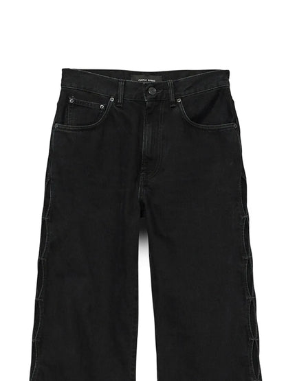 High-Waisted Wide-Leg Jeans