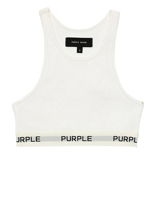 Logo-Tape Cropped Top