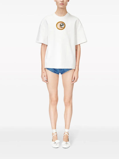 Crystal-Embellished T-Shirt